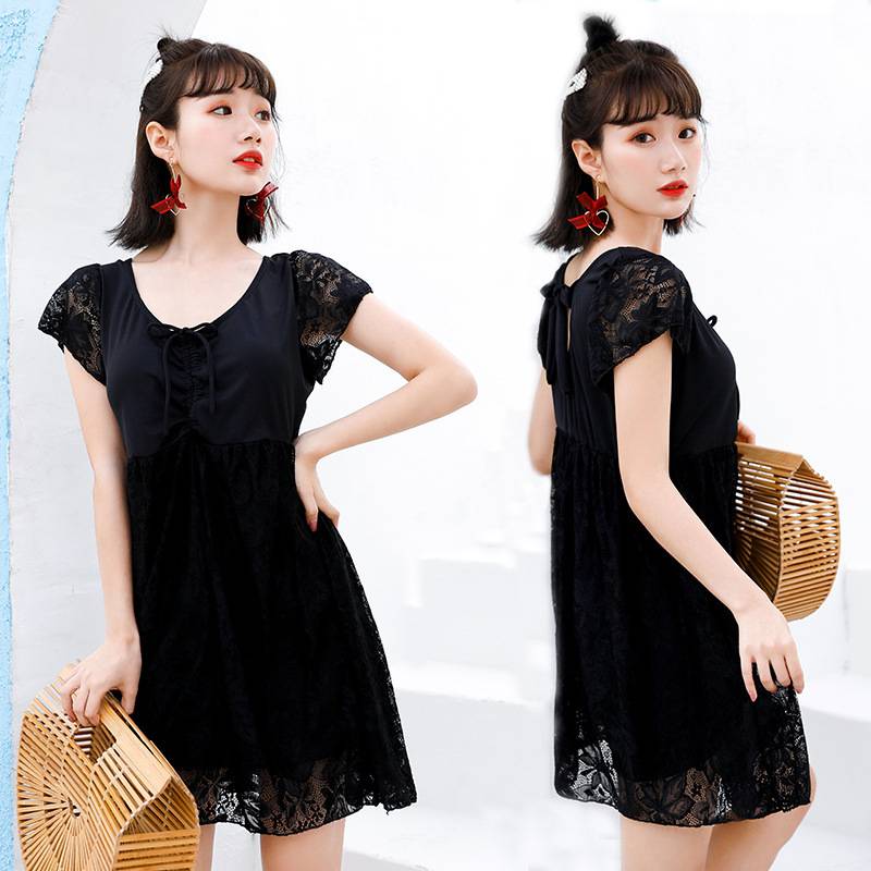Đồ bơi nữ, áo tắm cộng với kích thước, cuộn, bảo thủ, mỏng, ngực mỏng tập hợp đồ bơi màu rắn | BigBuy360 - bigbuy360.vn