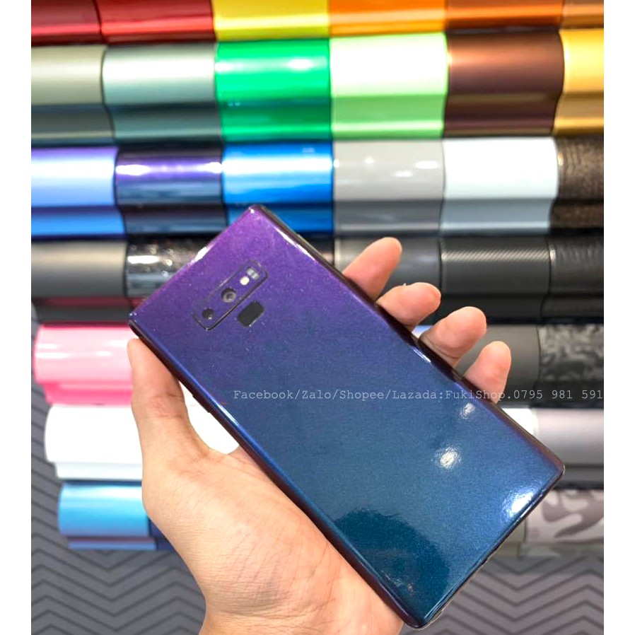 Tấm Dán Skin FULL Viền Glossy Flip Space Note8 Note9 Note10 Note10+ Note10Lite ZFlip S20 S20Ultra S20+ S10 A70