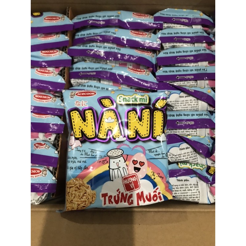 Snack Mì Nà Ní Vị Phô Mai & Trứng Muối 52g | BigBuy360 - bigbuy360.vn