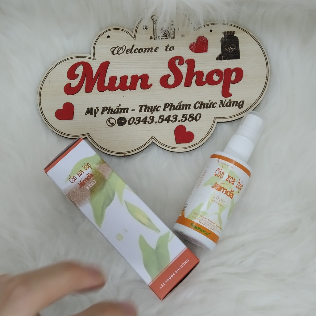 Cồn xoa bóp Jamda chai xịt 50ml