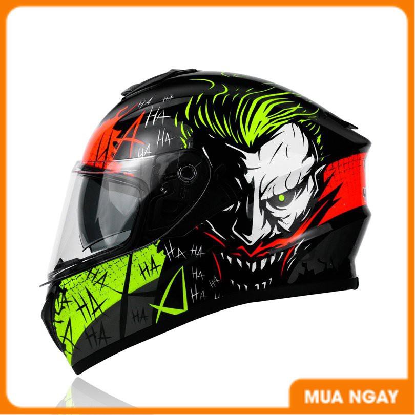 Nón bảo hiểm Fullface Yohe 981 tem Black clown