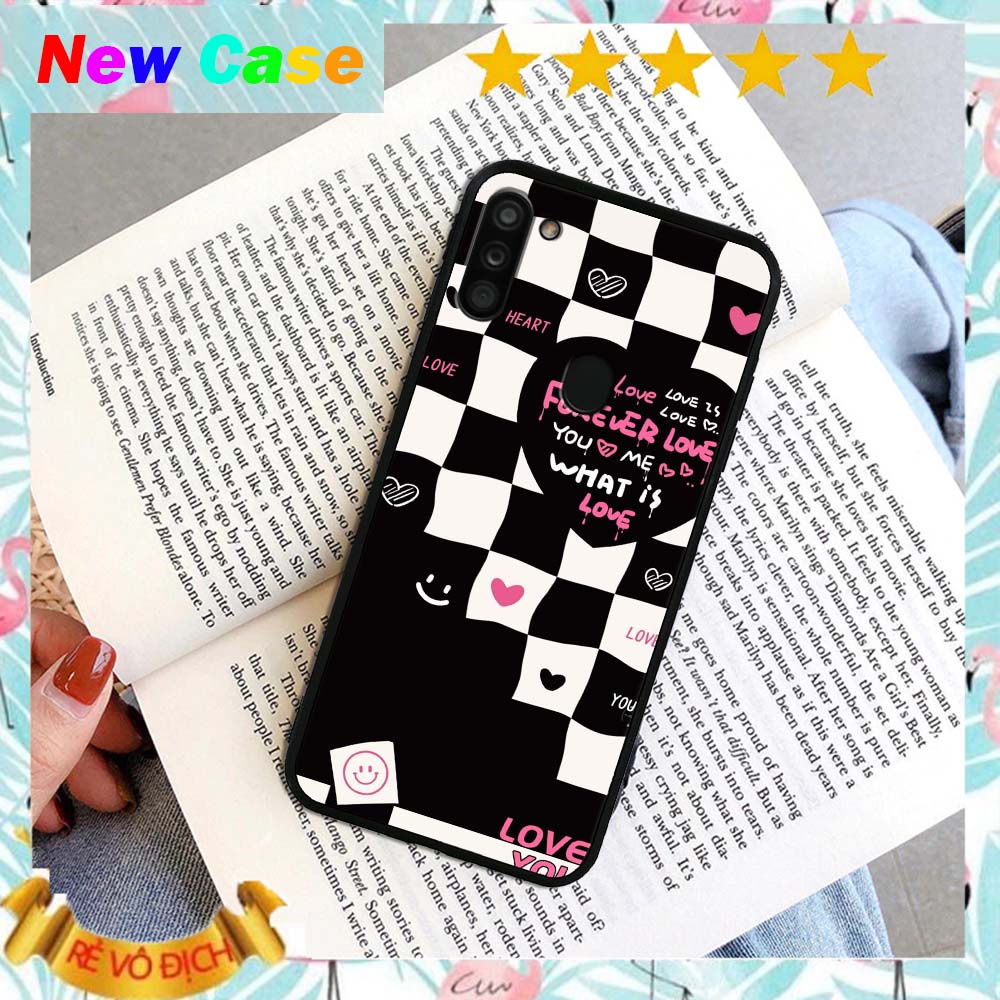 Ốp lưng Samsung A10s in hình caro good love cao cấp