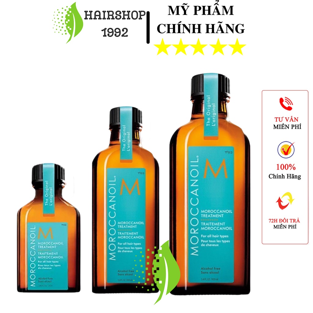 Tinh dầu dưỡng tóc Moroccanoil 25ML-100ML-125ML-200ML và xịt thơm tóc + body Moroccanoil Magical