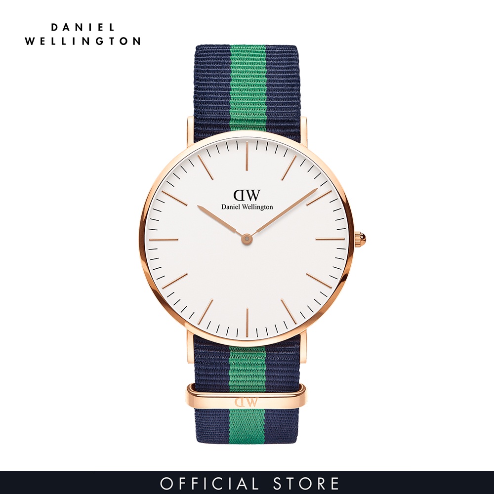 Đồng hồ Nam Daniel Wellington dây vải nato - Classic Warwick 40mm DW00100005