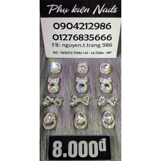 Phụ kiện nails - đá hình (8k/ viên)