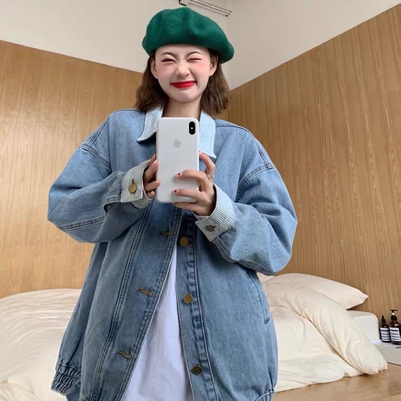 Áo khoác denim bigsize ulzzang order