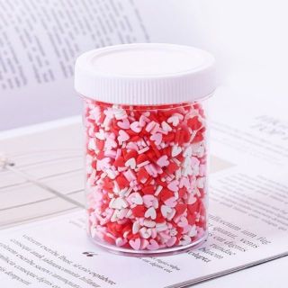 100g Cốm Kèm Hộp  💞 freeship 💞 trang trí slime, trang trí thiệp, phụ kiện chụp ảnh nhiều mẫu: hoa anh đào, trái tim..