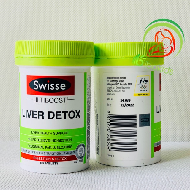 Thải độc gan swisse Liver Detox Úc