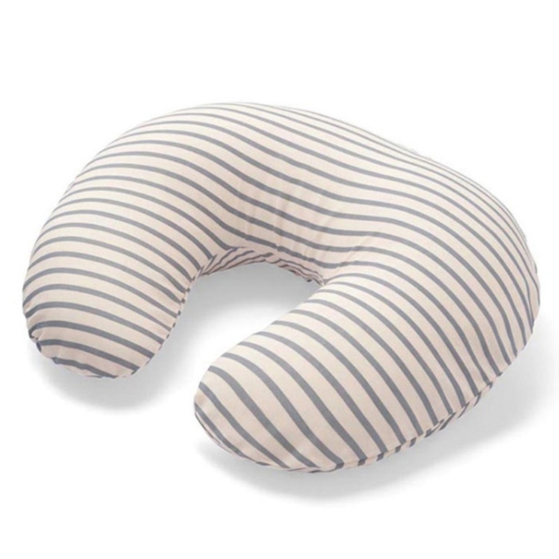 Gối Cotton Hình Chữ U Đa Năng Hỗ Trợ Mẹ Chăm Sóc Bé
