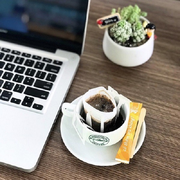 Cà phê phin giấy/cà phê túi lọc gu đậm Greenfields Coffee (hộp 5 gói) | BigBuy360 - bigbuy360.vn