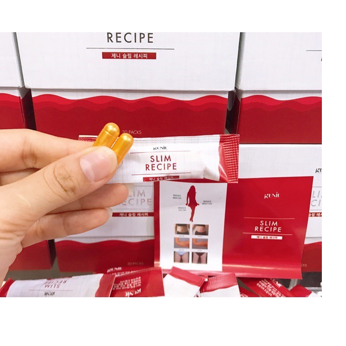 (Mẫu mới) Viên uống giảm cân Genie Slim Recipe