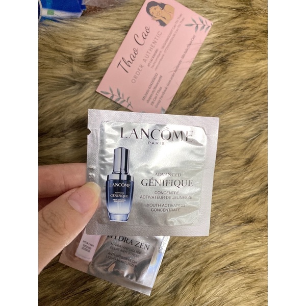 date 7/2024 Sample mẫu thử Lancome Serum Genifique nâng cơ, trẻ hóa làn da 1ml