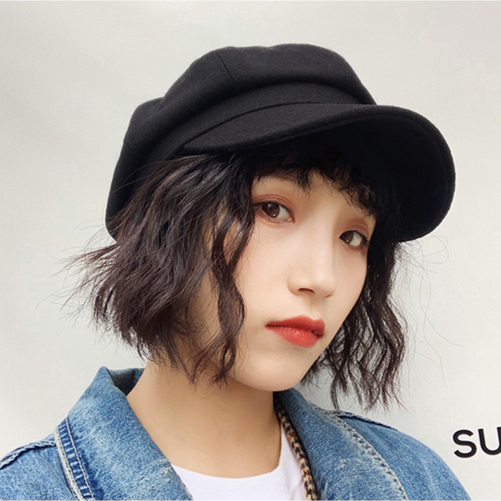 Nón beret phong cách retro Hàn Quốc cho nữ
