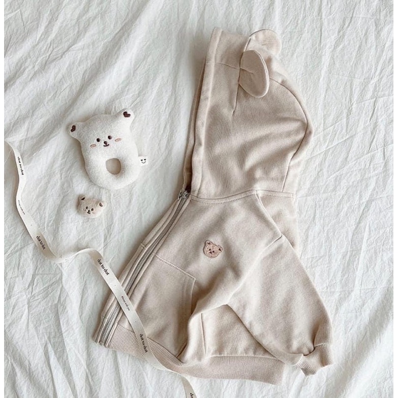 Áo khoác mũ hình thêu ngộ nghĩnh hàng quảng châu