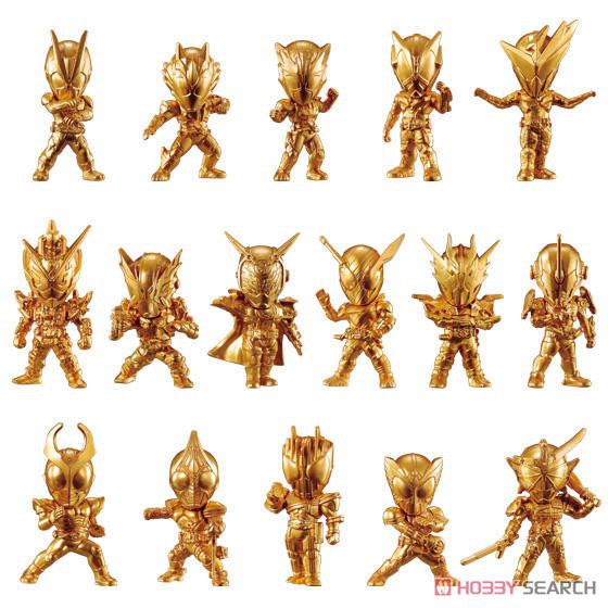 Mô Hình Nhân Vật Chibi Kamen Rider Gold 1 Chính Hãng Bandai Nhật Bản