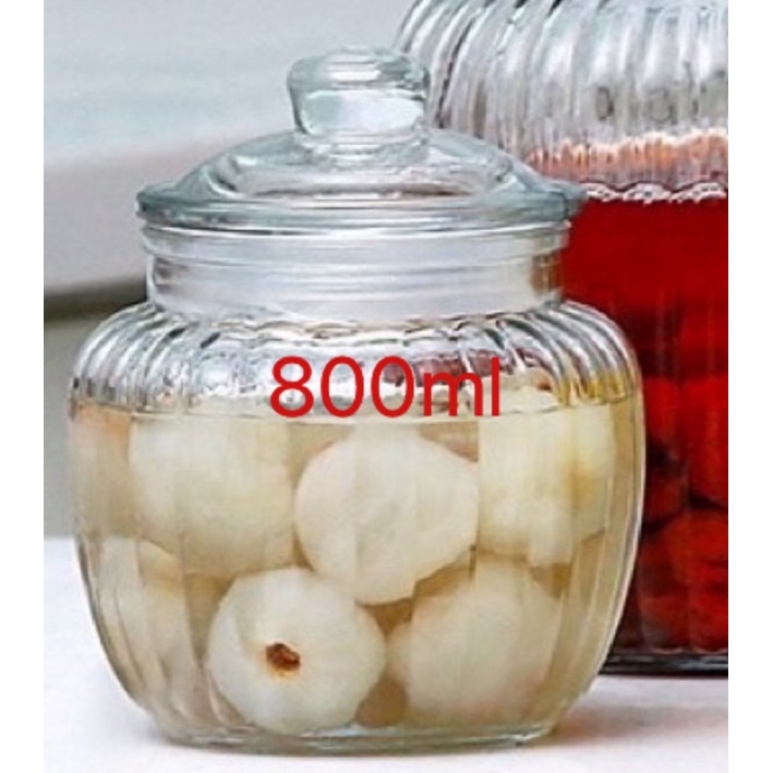 Bình Thuỷ Tinh 3000ml, 1500ml, 800ml Đựng Hạt Khô, Gia Vị , Ngâm Đồ