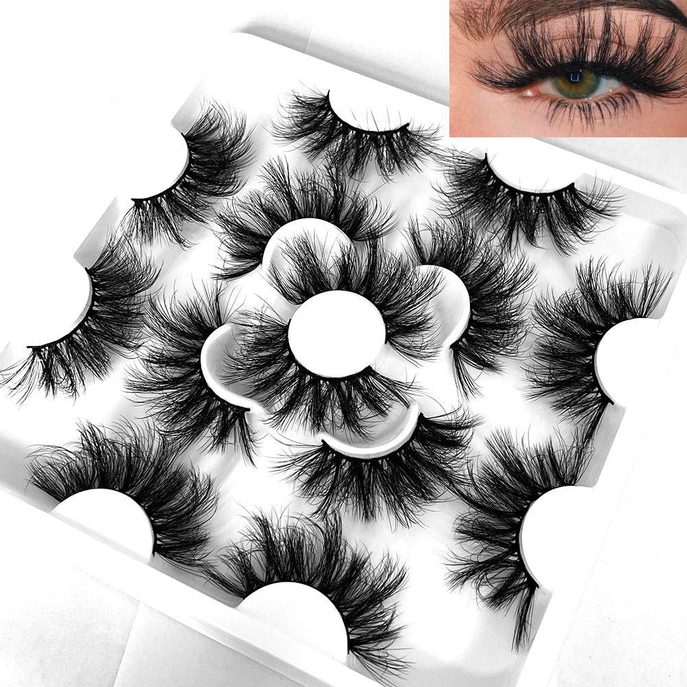 Bộ 7 Cặp Lông Mi Giả Mềm Mại Handmade Dành Cho Trang Điểm Thủ Công