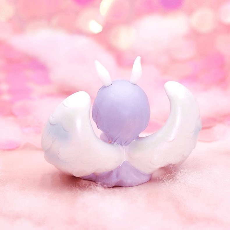trang trí bánh kem bánh sinh nhật cho bé [FREESHIP❤️] Em bé thiên thần cánh lớn hồng