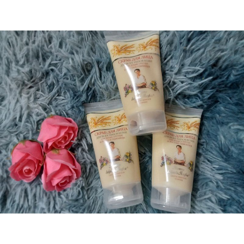 Sữa rửa mặt/Tẩy da chết bà già Nga