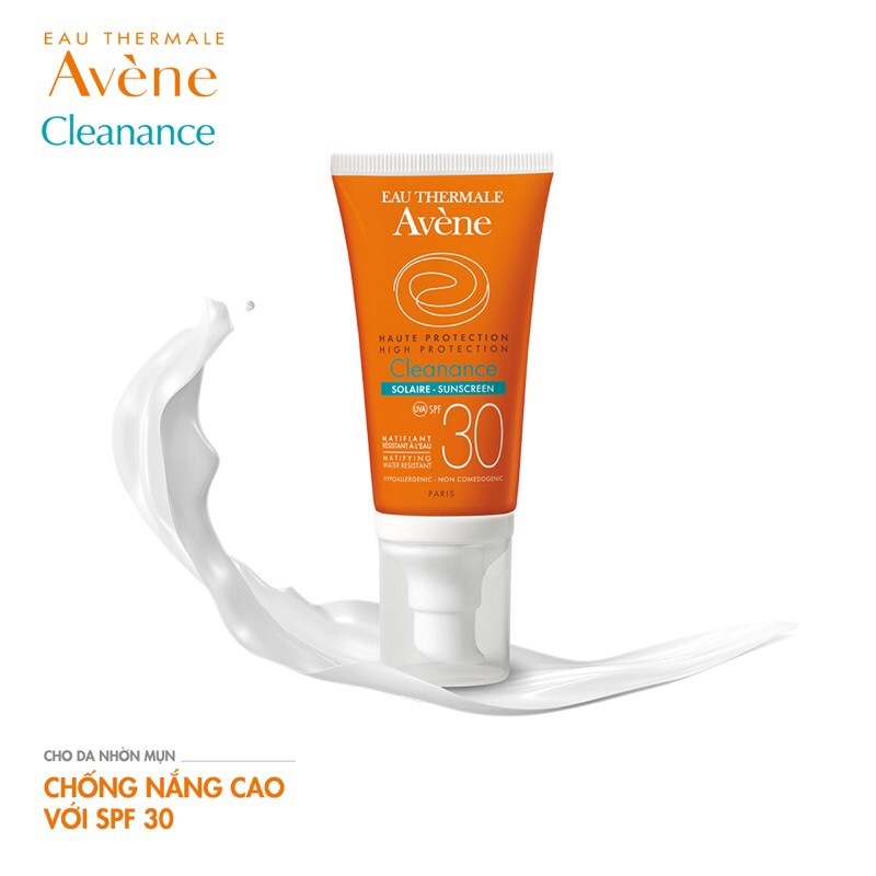 Kem Chống Nắng Avene Cleanance Sunscreen SPF 30+ Cho Da Nhờn Mụn 50ml