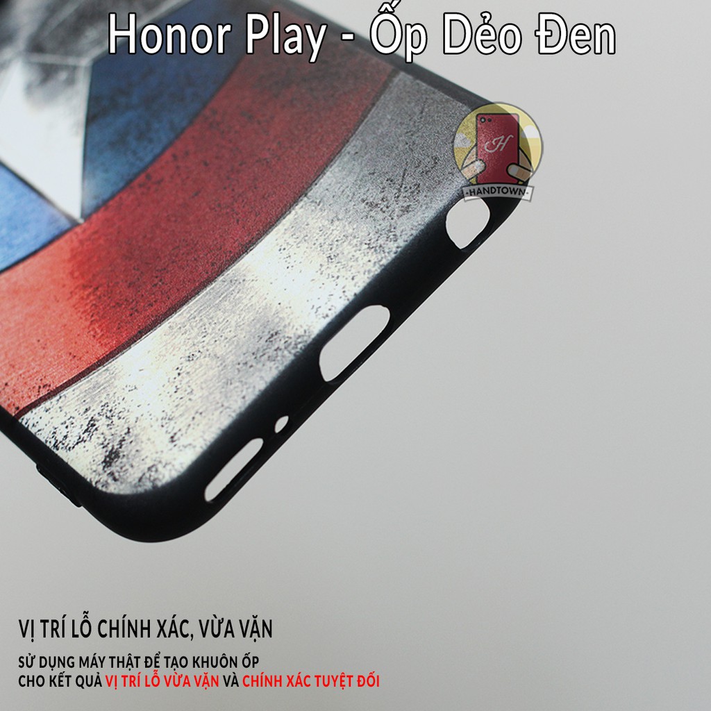 Ốp lưng Huawei Honor Play dẻo đen in hình Phần B