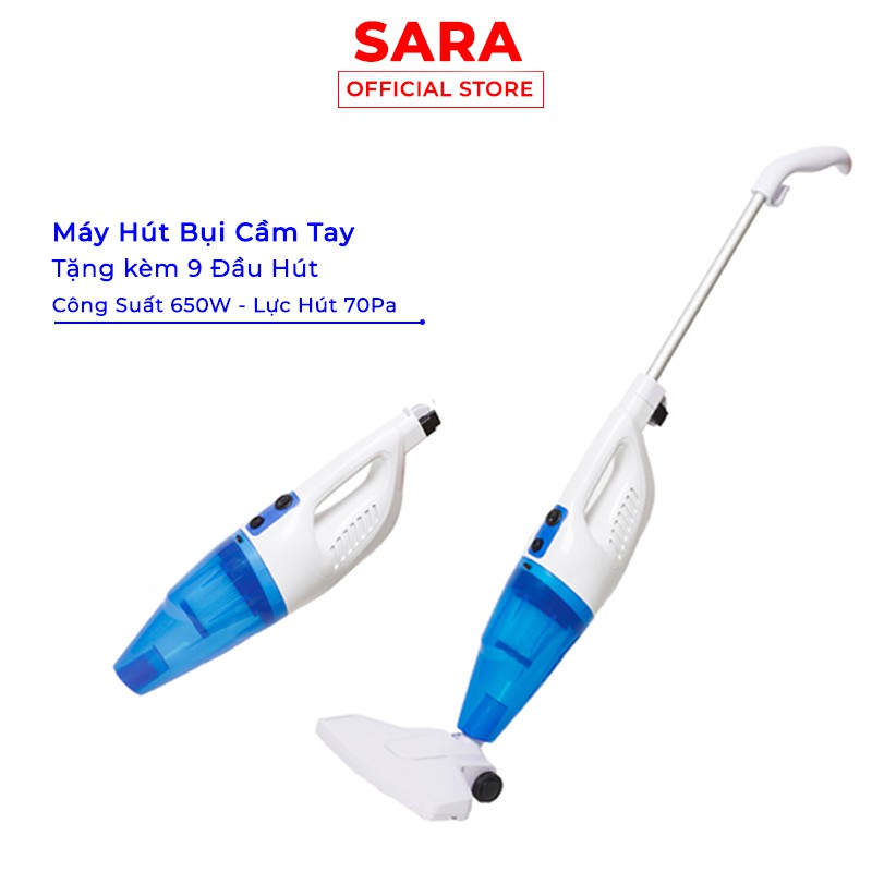 Máy hút bụi gia đình tiện dụng Tặng kèm 9 đầu hút Shopsara