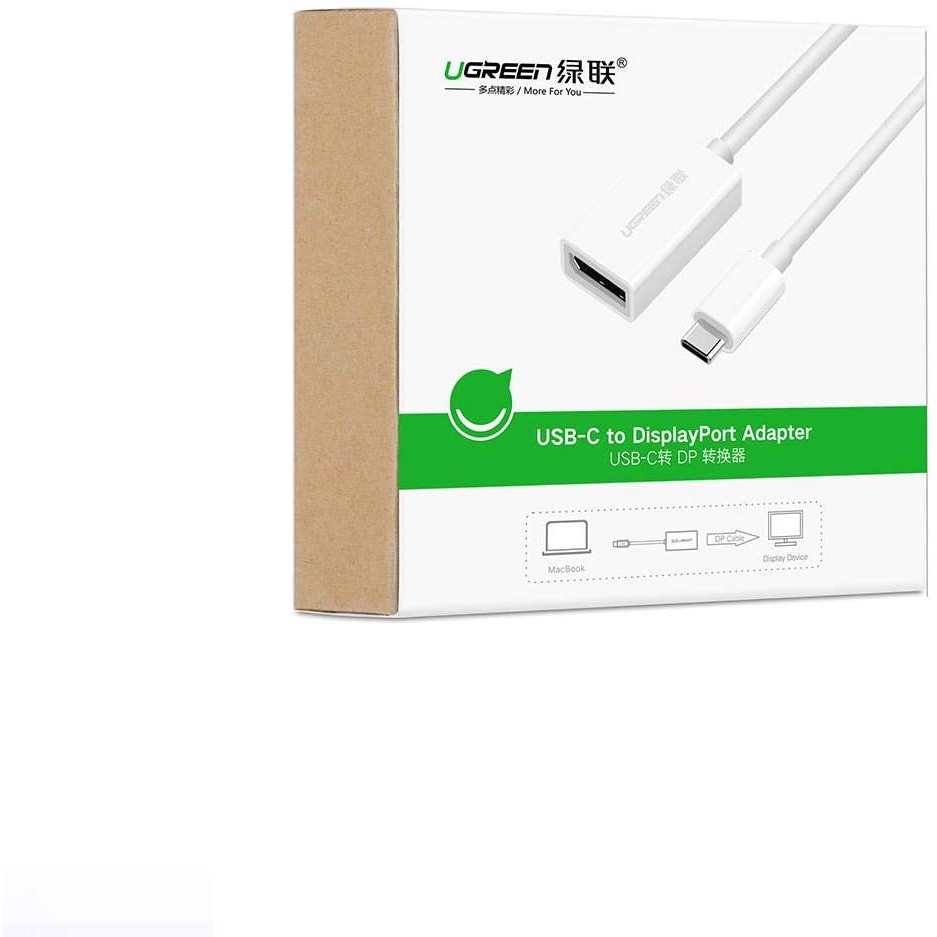 Cáp chuyển USB-C sang Displayport UGREEN MM130 40372 - Hàng phân phối chính hãng - Bảo hành 18 tháng