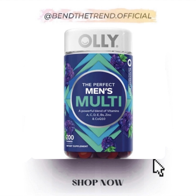 KẸO DẺO OLLY BỔ SUNG VITAMIN TỔNG HỢP CHO NAM, NỮ 200Viên