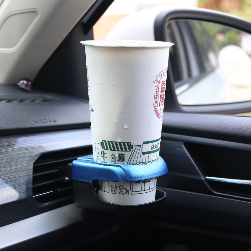 Giá Đỡ Cốc Nước Gắn Lỗ Thông Gió Xe Hơi Có Thể Gấp Gọn Tiện Dụng