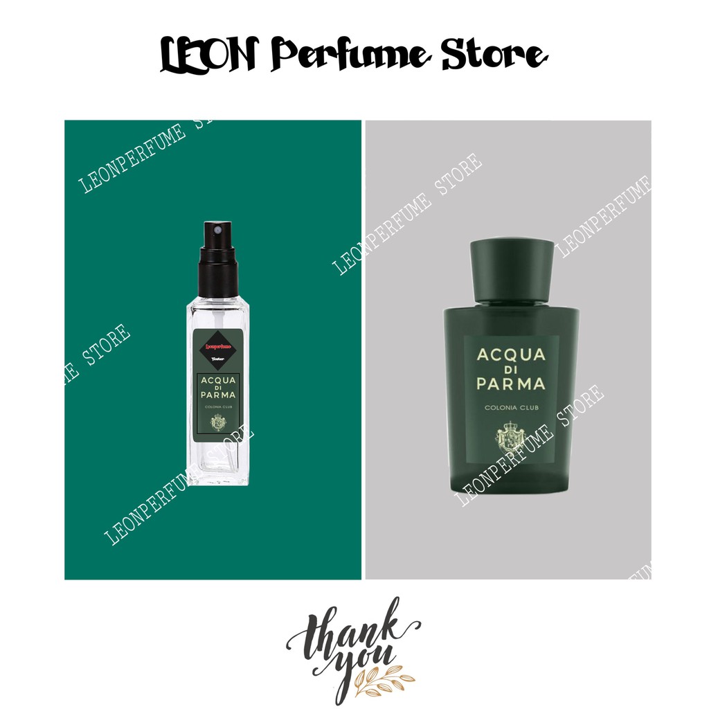 💎LEON💎 Nước hoa dùng thử Acqua Di Parma Colonia Club Tester 5ml/10ml | Thế Giới Skin Care