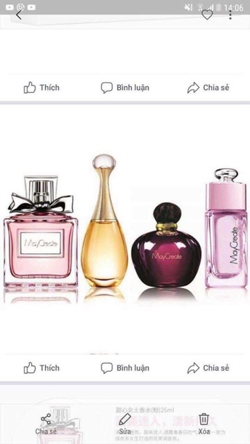 Bộ 4 chai nước hoa MAYCREATE | BigBuy360 - bigbuy360.vn