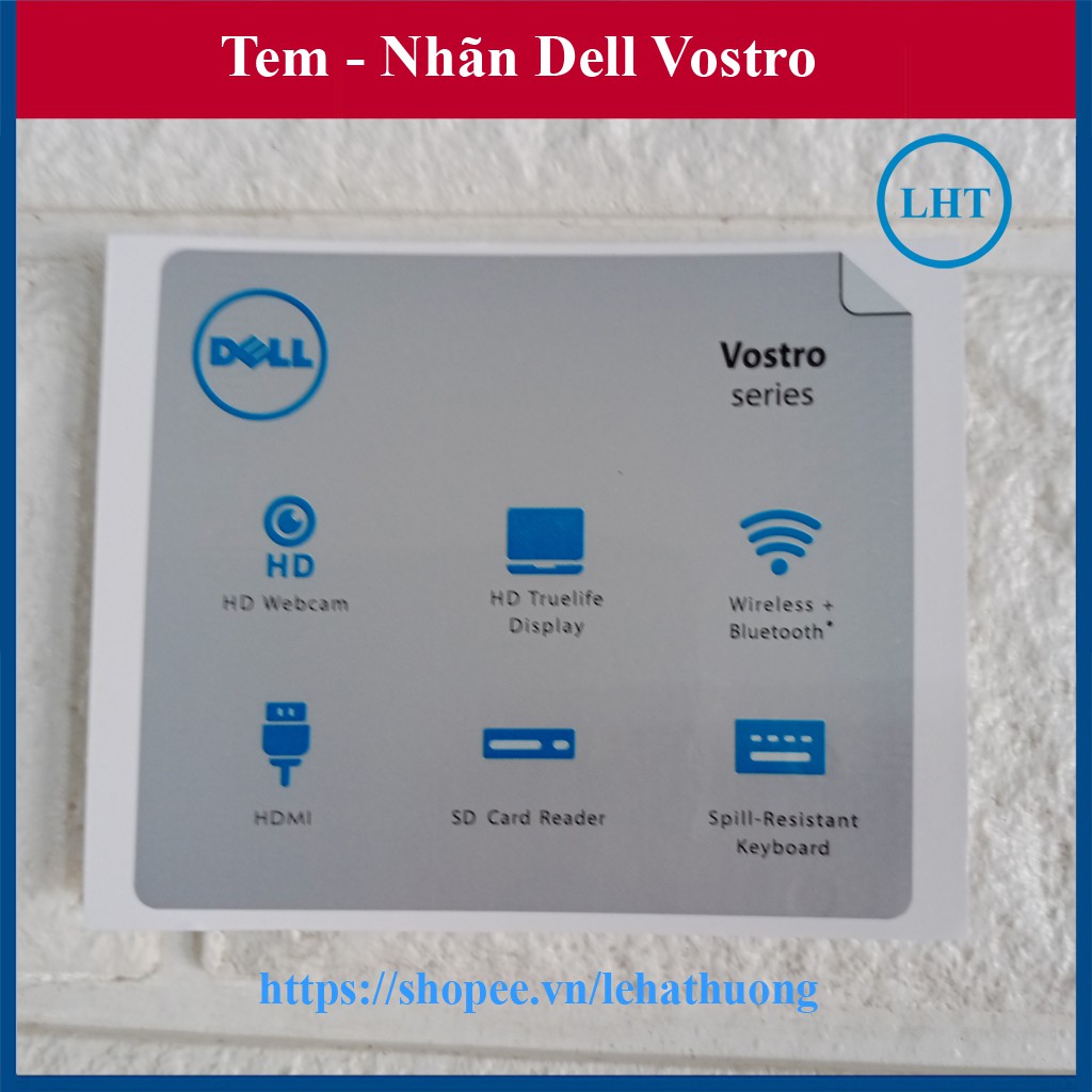 Thay Nhãn Dán Dell Vostro - Trang Trí Laptop Dell Vostro