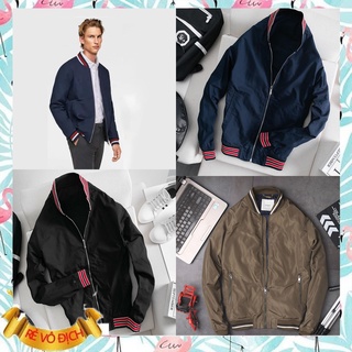Áo khoác  bomber Phối viền trẻ trung năng động