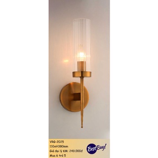 Đèn vách V8240 gắng tường trang trí phòng ngủ phòng khách vách đồng , xi đồng V8240 tặng kèm 1 bóng led