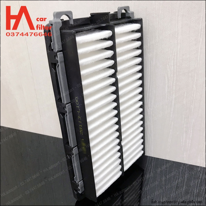 Lọc gió động cơ SantaFe, Sonata, Staria, Tucson / Carnival, K5, Sorento, Sportage. Mã 28113-L1000