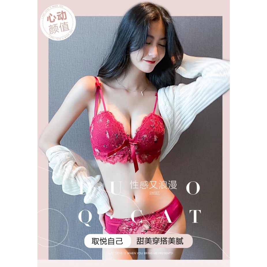 Áo Ngực Latex Phối Ren Thêu Hoa Hồng Có Thể Điều Chỉnh Nâng Ngực Thoải Mái Thời Trang Cho Nữ 32/70AB Cup-38/85AB