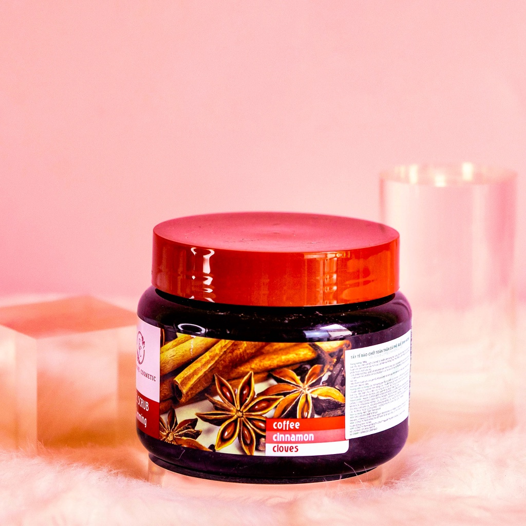 Tẩy Da Chết Toàn Thân Quế Hồi Cà Phê Nga 380g