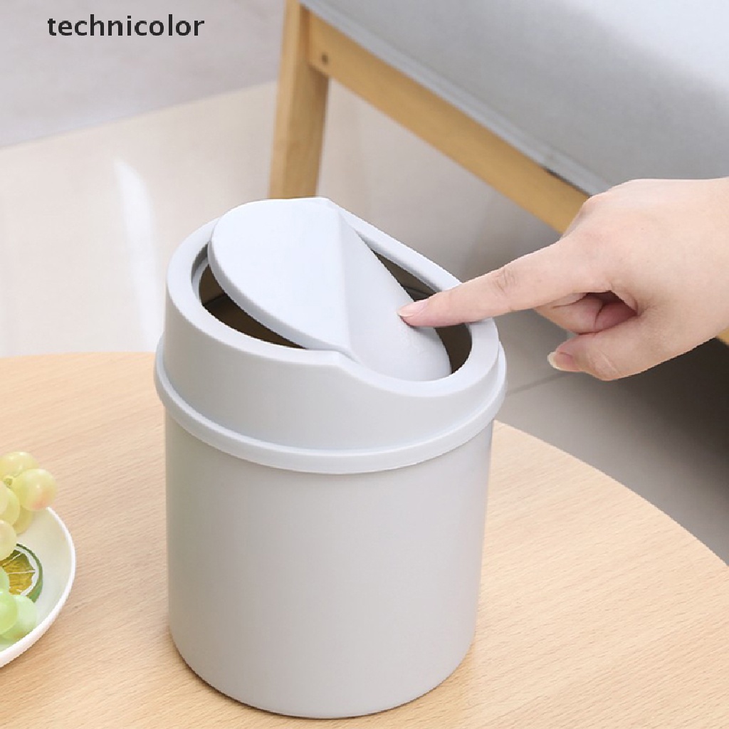 Thùng rác cỡ nhỏ để bàn Có Nắp Đậy Tiện Dụng