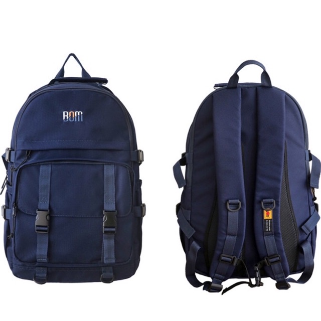 Balo học sinh, sinh viên thời trang unisex với chất dù nhẹ bền (BL DN B24 L ) - BOM