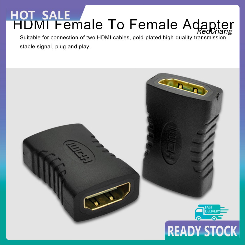 -SPQ- 5Pcs 19 Pin HDMI Female to 19 Pin Female Coupler Extender Adapter Converter
