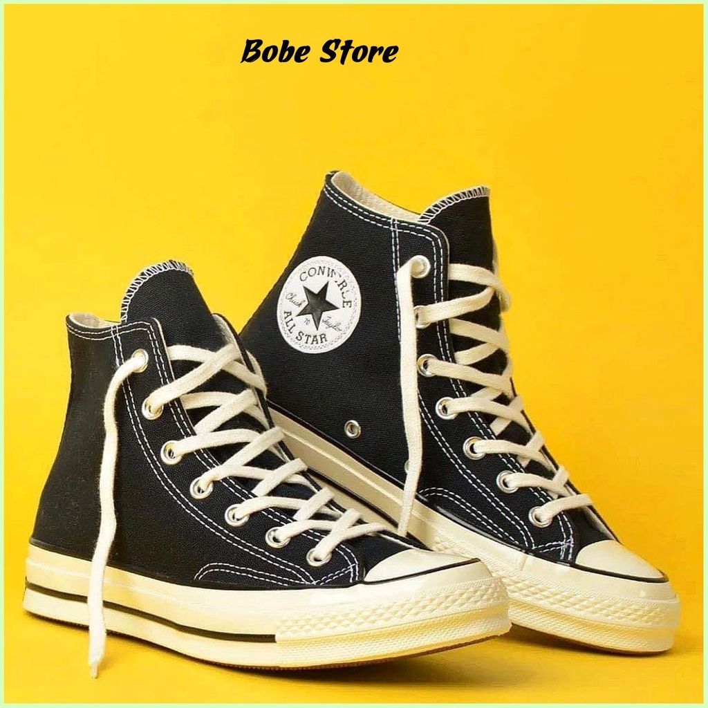 Giày Converse chuck 1970s cao cổ màu đen ( Tặng túi cv + bill + tất)