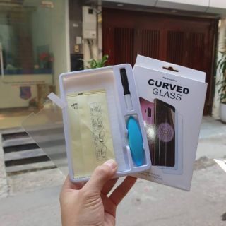 Kính cường lực full keo UV - LG G7 Full màn 3D - Siêu bền Cao cấp