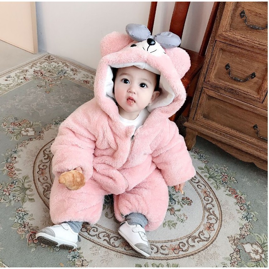 Body gấu lông  cao cấp siêu ấm - dày dặn   8-18kg - Shubishop.vn