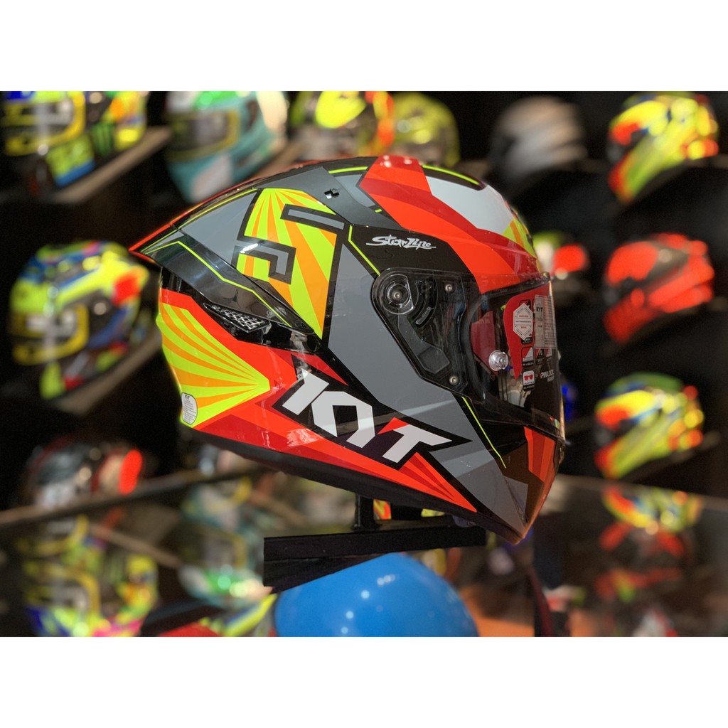 Mũ bảo hiểm fullface KYT TT Course tem Flux số 5 size M L XL chính hãng