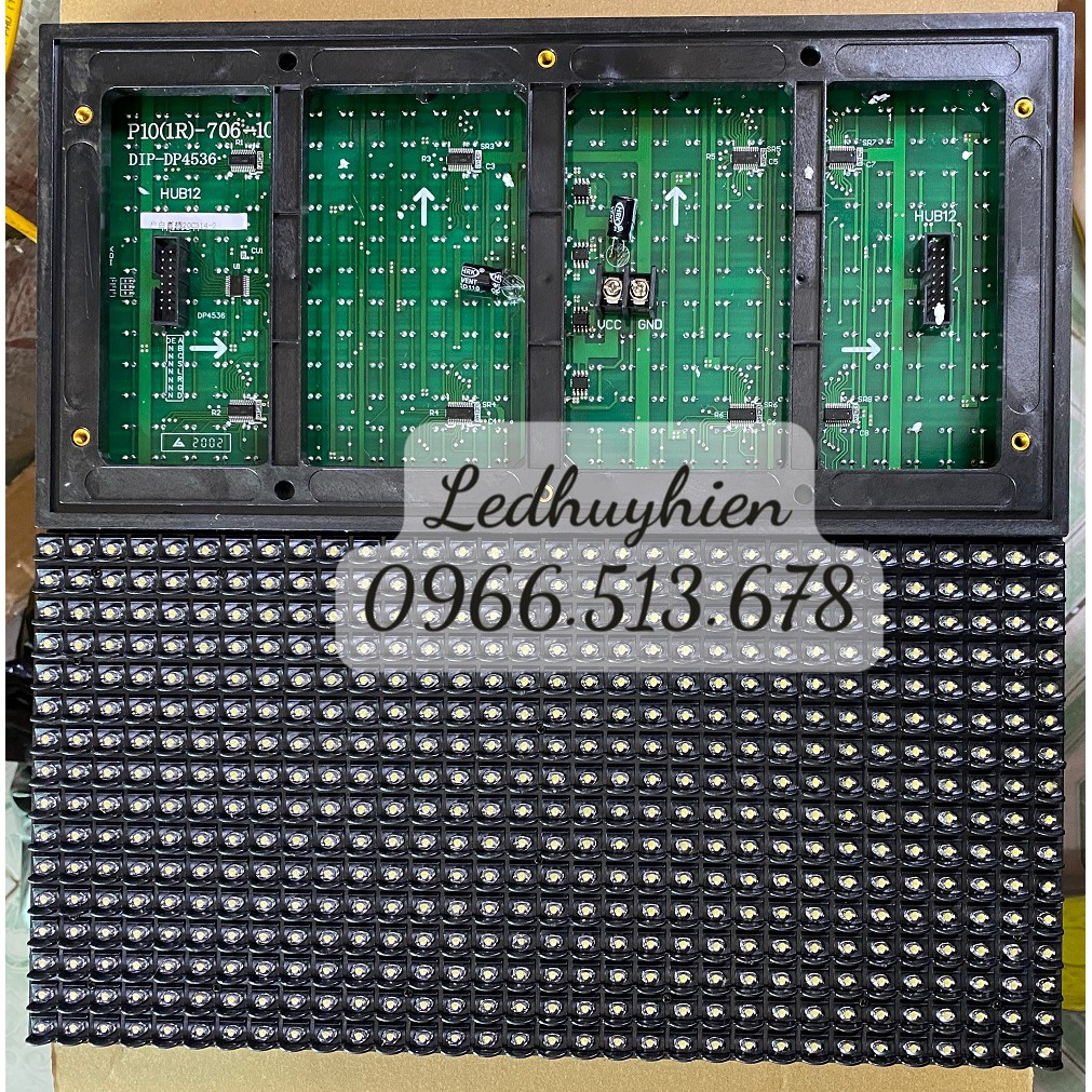 Module led ma trận P10 màu trắng ngoài trời  Kèm phụ kiện