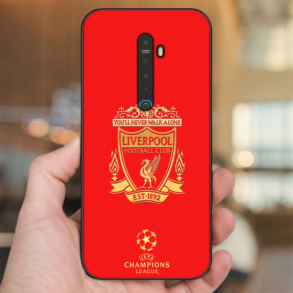 Ốp lưng Oppo Reno 2 viền đen in hình Liverpool FC
