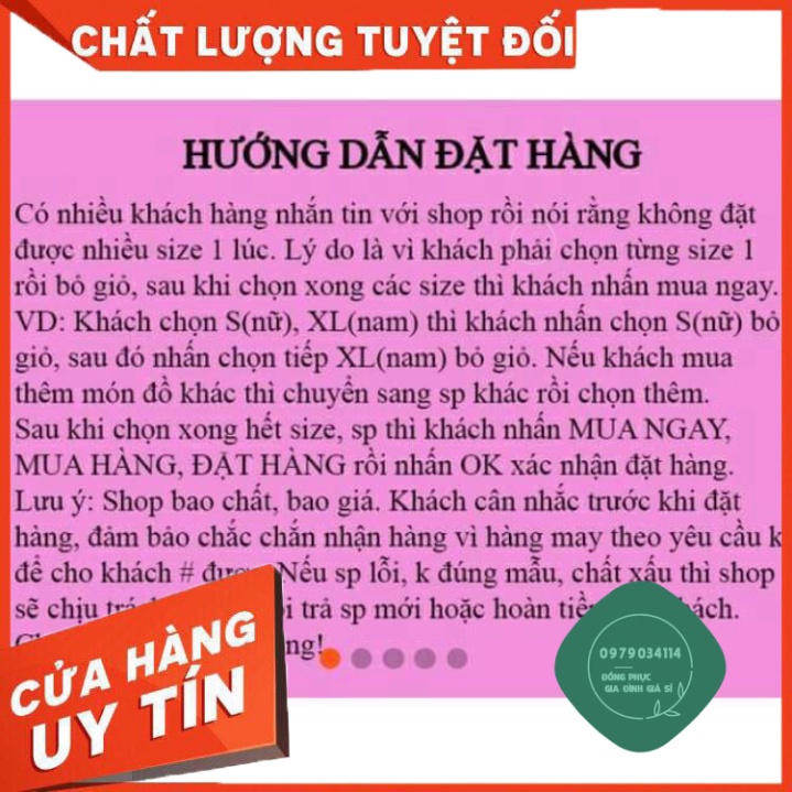 Áo thun  gia đình 3/4/5 người Đồ đôi mẹ và bé thun cotton dày dặn chất đẹp đủ size 100 kí