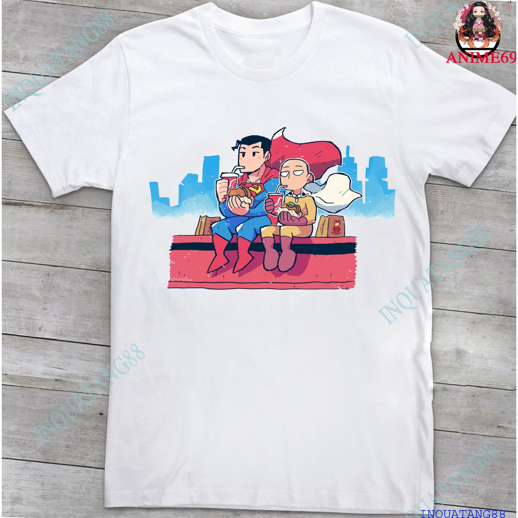 ÁO THUN NAM NỮ- SIÊU NHÂN + SAITAMA