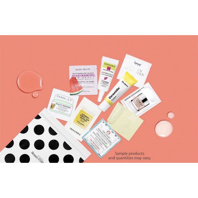 Set sample và minisize Sephora US