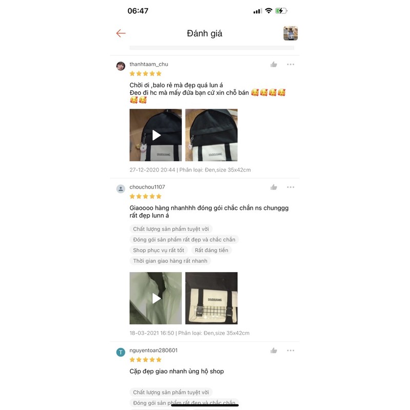 Balo Thời Trang Nam Nữ 2 Khoá Doudouxiang Sọc Caro